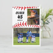 Baseball-2-Foto-Speicherkarte (Stehend Vorderseite)