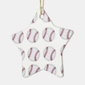 Baseball 2 keramikornament (Links)