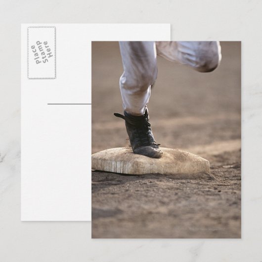Baseball 3 postkarte (Vorne/Hinten)