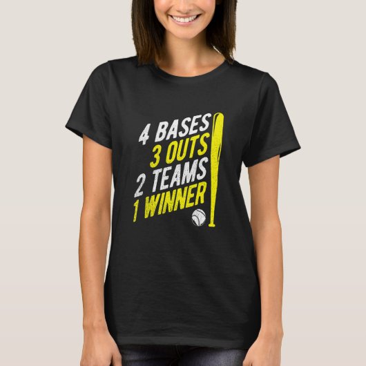 Baseball 3 T-Shirt (Vorderseite)