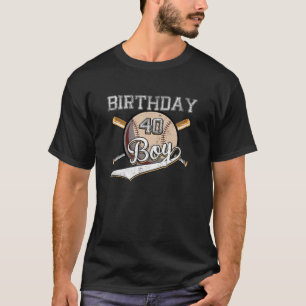 Baseball 40. Geburtstag Party 40 Jahre alter Baseb T-Shirt