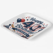 Baseball 40. Geburtstagsfeier  Pappteller (Gewinkelt)