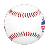 Baseball 4. Juli Unabhängigkeitstag Amerika-Flagge (Vorderseite)