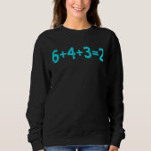 Baseball 6432 Double Play  Math Sweatshirt (Vorderseite)