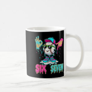 Baseball 67 Drip Six Seven Handzeichen Eiscreme Me Kaffeetasse