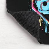 Baseball 67 Ice Cream Drip Funny Six Seven Meme Bo Mousepad (Ecke)