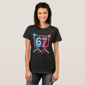 Baseball 67 Ice Cream Drip Funny Six Seven Meme Bo T-Shirt (Vorne ganz)