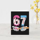 Baseball 67 Ice Cream Drip Six Seven Boys Funny Me Karte (Gelbe Blume)