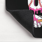 Baseball 67 Ice Cream Drip Six Seven Boys Funny Me Mousepad (Ecke)