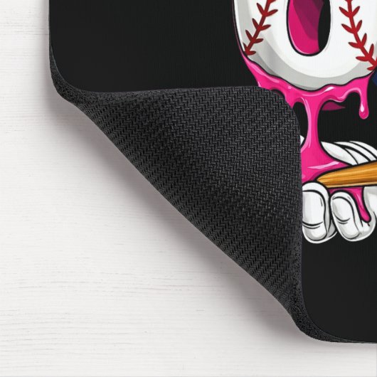 Baseball 67 Ice Cream Drip Six Seven Boys Funny Me Mousepad (Ecke)