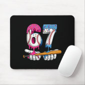 Baseball 67 Ice Cream Drip Six Seven Boys Funny Me Mousepad (Mit Mouse)