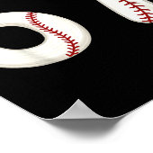 Baseball 67 Nummer Lustig Six Seven Gen Alpha Meme Poster (Ecke)