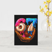 Baseball 67 Six Seven Funny 6 7 Meme Gen Alpha Mem Karte (Gelbe Blume)