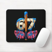 Baseball 67 Six Seven Funny Gen Alpha Meme Drip Mousepad (Mit Mouse)