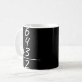 Baseball 6 4 3 Doppelspiel - Zwei Design Kaffeetasse (Vorderseite Links)