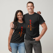 Baseball 6 4 3 Doppelspiele zwei T-Shirt (Unisex)