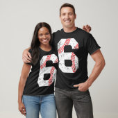 Baseball 6 Trikotnummer T-Shirt (Unisex)