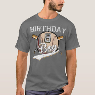 Baseball 8. Geburtstagsparty 8 Jahre alter Basebal T-Shirt