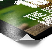 Baseball 9 Foto Collage Personalisiertes Poster (Ecke)