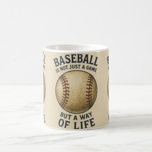 Baseball, a way of life! kaffeetasse (Mittel)