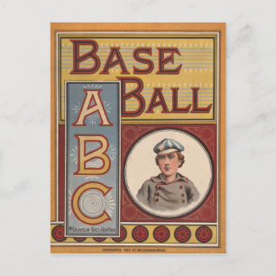 Baseball-ABCs Postkarte