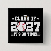 Baseball-Abschluss Es ist soweit Abschlussklasse 2 Button (Vorderseite)