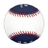 Baseball-Abschluss Keepake-Geschenk Baseball (Rückseite)