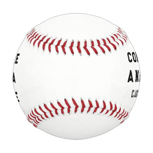 Baseball-Abschluss Keepake-Geschenk Baseball (Vorderseite)