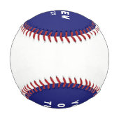 Baseball-Abschluss Keepake-Geschenk Baseball (Rückseite)