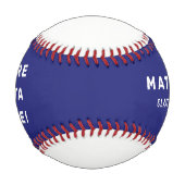 Baseball-Abschluss Keepake-Geschenk Baseball (Vorderseite)