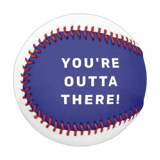 Baseball-Abschluss Keepake-Geschenk Baseball (Vorderseite Links)