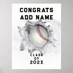 Baseball-Abschluss Poster