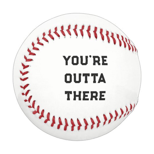 Baseball-Abschlussgeschenk Baseball (Vorderseite Links)