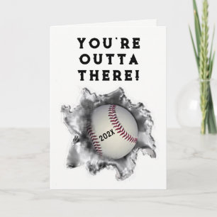 Baseball-Abschlusskarten Karte