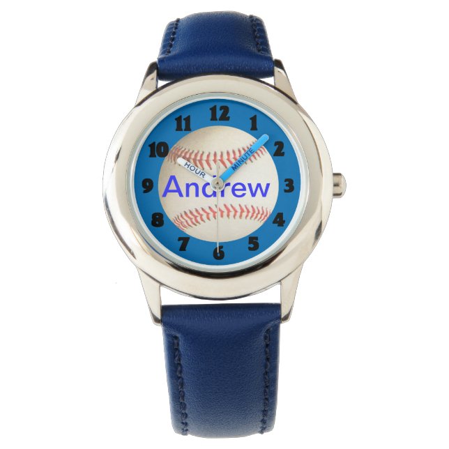 BASEBALL ADNAME -WATCH ARMBANDUHR (Vorderseite)