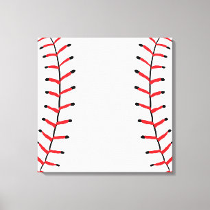 Baseball ähnelt Sportart Baseball-Thema Leinwanddruck