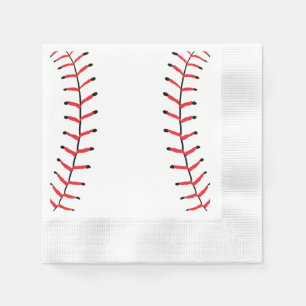 Baseball ähnelt Sportart Baseball-Thema Serviette