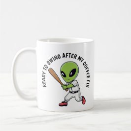 Baseball Alien Kaffeetasse