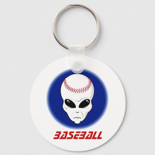 Baseball Alien Schlüsselanhänger (Vorderseite)