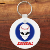 Baseball Alien Schlüsselanhänger (Vorderseite)