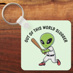 Baseball Alien Schlüsselanhänger