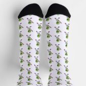 Baseball-Alien Socken (Oben)