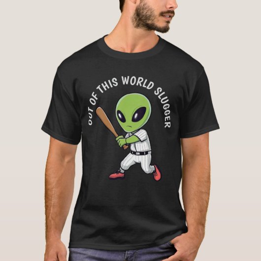 Baseball Alien T-Shirt (Vorderseite)