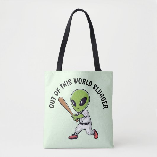 Baseball Alien Tasche (Vorderseite)
