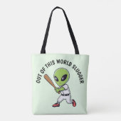 Baseball Alien Tasche (Rückseite)