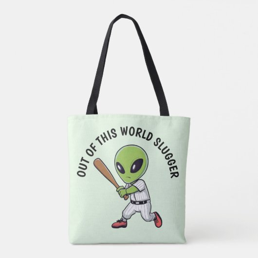 Baseball Alien Tasche (Rückseite)