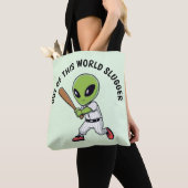 Baseball Alien Tasche (Von Nahem)