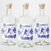 Baseball Alkoholflaschenetikett (Flaschen)
