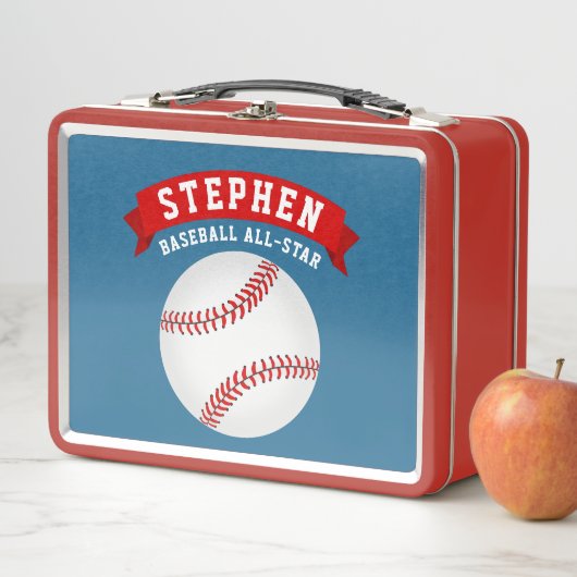 Baseball All-Star Metall Lunch Box (Beispiel)