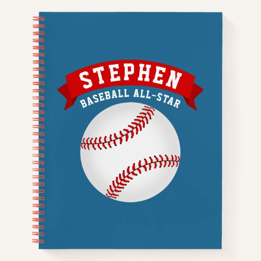 Baseball All-Star Notizblock (Vorderseite)